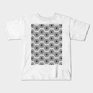 Simple Hexagon Pattern Kids T-Shirt